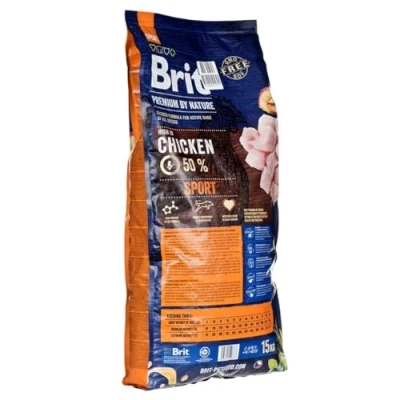Afbeelding van Brit Premium by Nature hondenvoer Sport 15 kg Hond