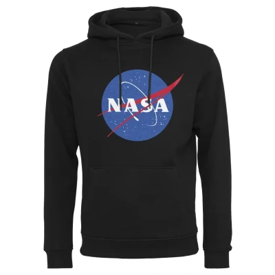 Afbeelding van Mister Tee NASA Hoody Hoodie, Heren, Maat: Small, Black