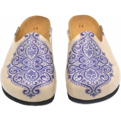 Afbeelding van GOBY Patroon Clogs Slippers Hoge kwaliteit Handmade Maat 40
