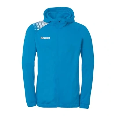 Afbeelding van Kempa Ambition 28 Sweater met rits, Maat: Medium, Kempablau weiß