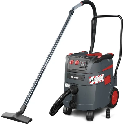 Afbeelding van Starmix iPulse H 1635 Safe Plus Bouwstofzuiger met rijbeugel 1600W klasse 35L 018614