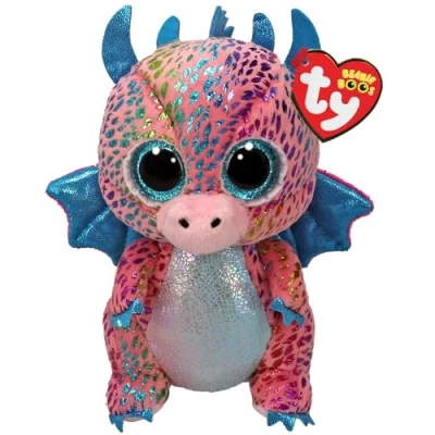 Image de Peluche TY Beaniee Boo&#039;s Flint le dragon 15 cm