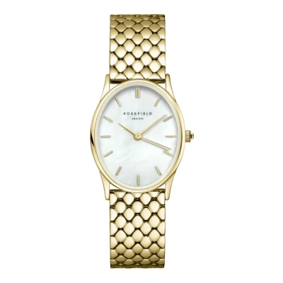 Afbeelding van Rosefield dames The Oval horloge OWGSG OV01 in de kleur Goud