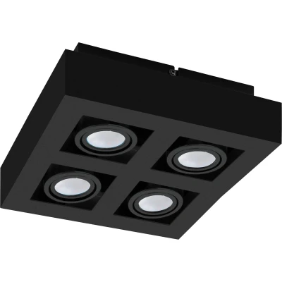 Afbeelding van EGLO Mendoza Opbouwlamp GU10 25 cm Zwart