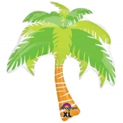 Afbeelding van Amscan 2895001 Luchtballon, zomerpalm, 83,8 cm