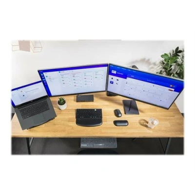 Image de Kensington SureTrack Dual Wireless Mouse Souris optique 4 boutons sans fil 2.4 GHz Bluetooth 3.0 5.0 LE récepteur USB noir
