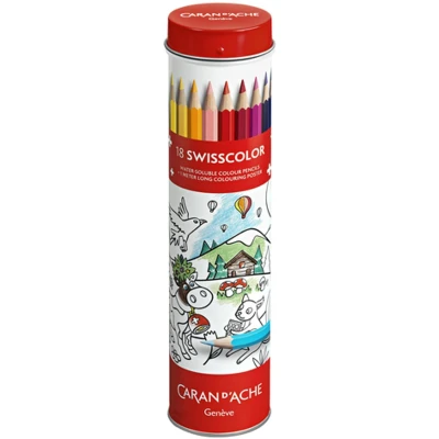 Afbeelding van caran d&#039;ache Kleurpotlood swisscolor 18 kleuren