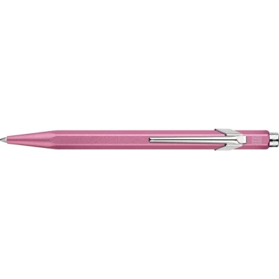 Afbeelding van Balpen caran d&#039;ache colormat x 849 roze Omdoos a 2 stuk stuks