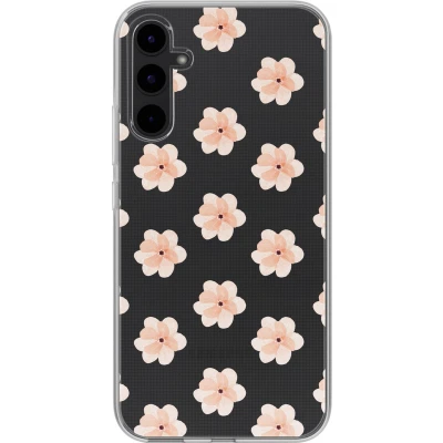 Afbeelding van imoshion hoesje Geschikt voor Samsung Galaxy A34 (5G) Siliconen Design Meerkleurig / Floral Peach