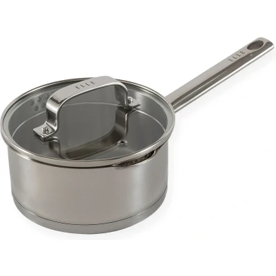 Afbeelding van ELLE Gourmet Moderne Sauspan met Deksel Ø 16 cm PFAS vrije steelpan inductie Geschikt voor alle warmtebronnen