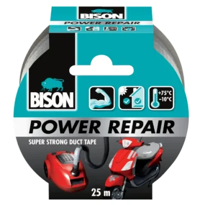 Afbeelding van Power Repair Grijs Rol 25 m Bison