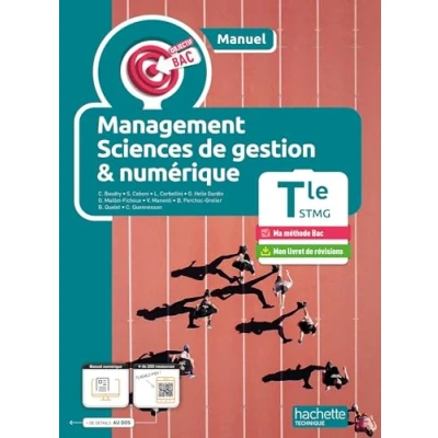 Afbeelding van OBJECTIF BAC MANAGEMENT SCIENCES DE GESTION TLE STMG ELEVE