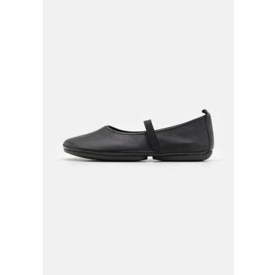 Afbeelding van Camper Right NINA Ballerina&#039;s met enkelbandjes, Dames, Maat: 39, Schwarz Leer