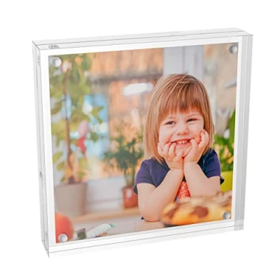 Afbeelding van Sezanrpt Clear Booth Fotolijst 13 x cm, vierkant, plexiglas, acryl, voor 10 7,5 cm