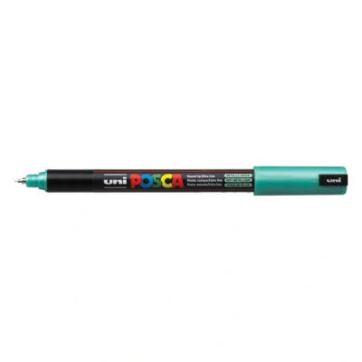 Image de uni ball marqueur peinture POSCA (PC 1MR), vert métallique