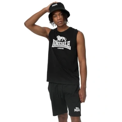 Afbeelding van Lonsdale Normale Passform Shorts, Heren, Maat: 5XL, Black white
