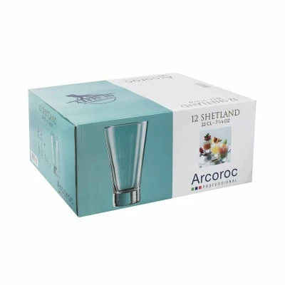 Afbeelding van Glazenset Arcoroc Shetland Transparant Glas 12 Stuks 220 ml