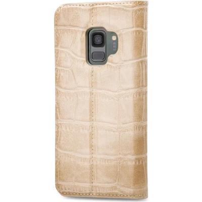 Afbeelding van Mobilize Premium Gelly Book Case Samsung Galaxy S9 Alligator Peanut Brown