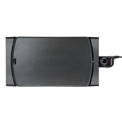 Image de Steakmax 2600 de 2600w avec plaque 49x27cm et 3 couches antiadhésives pour cuisine 100% uniforme