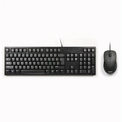 Image de Pack Clavier + Souris filaire Port Designs Noir