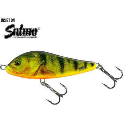 Afbeelding van Salmo Rattlin’ Slider Sinking 8cm Supernatural Hot Perch Jerkbait