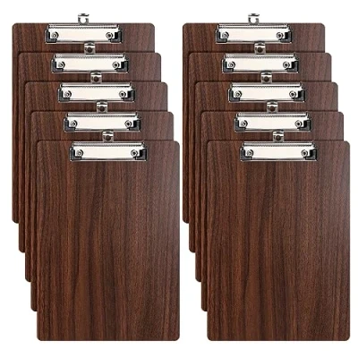 Afbeelding van Blokbordhouder van hout, A4, 10 stuks, klembord met klem, klembord, A4