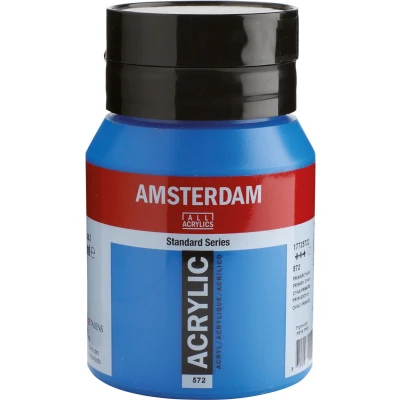 Afbeelding van Amsterdam Acrylverfverf 500 ml Primaircyaan