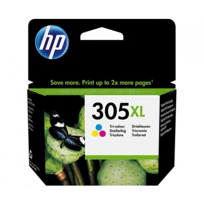 Afbeelding van HP 305XL originele high capacity drie kleuren inktcartridge (3YM63AE)