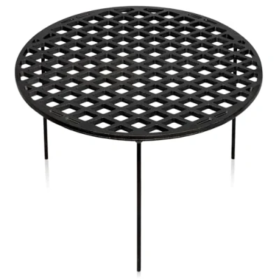 Afbeelding van BBQ Toro gietijzeren grillrooster Ø 54 cm met 3 poten rond onderzetter Dutch Oven Grill accessoires statief, grillrooster, rooster, pannenhouder,