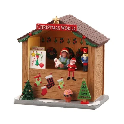 Afbeelding van je Christmas World Booth B/O (3V) Kerst koopt goedkoop bij Warentuin. LEMAX