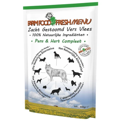 Afbeelding van Farm Food Fresh Menu 300 g Hondenvoer Pens&amp;Hart