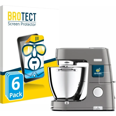 Afbeelding van BROTECT Screenprotector voor Kenwood Titanium Chef Patissier XL Folie Beschermfolie transparant (6 Stuks)