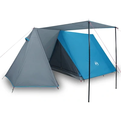 Afbeelding van Tent 3 persoons 465x220x170 cm 185T taft blauw