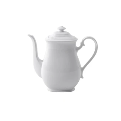 Afbeelding van Villeroy &amp; Boch Koninklijk koffiezetapparaat, klassieke porseleinen kan met deksel, van bone premium porselein, vaatwasmachinebestendig, 1100 ml