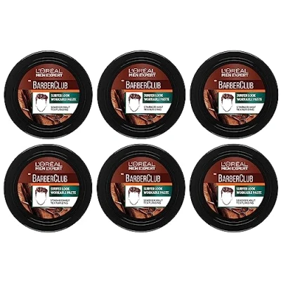 Afbeelding van L&#039;Oréal Paris Men Expert Barber Club Surfer Look Workable 6 stuks (6 x 75 ml)