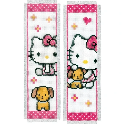 Afbeelding van Vervaco Hello Kitty bladwijzers 2 stuks 0157572