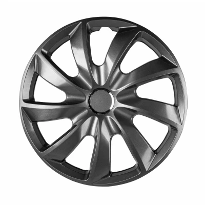 Afbeelding van Wieldoppen Turbine 15 inch, set van 4 graphite