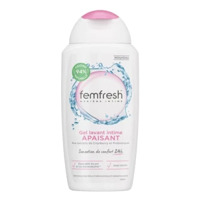 Afbeelding van Femfresh Kalmerende gel Lavant Intime, met extracten van cranberry en probiotica, 24 uur comfort gevoel 250 ml