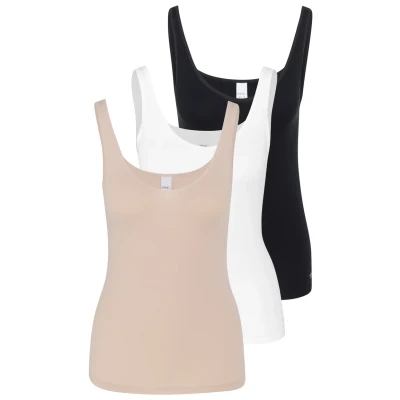 Afbeelding van Speidel 3ER PACK Softfeeling Hemd Schwarz weiß skin, Dames, Maat: 46, skin