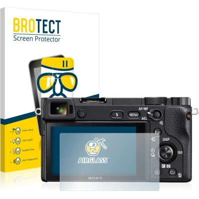 Afbeelding van BROTECT Screenprotector voor Sony Alpha 6300 Folie Beschermfolie Beschermglas transparant