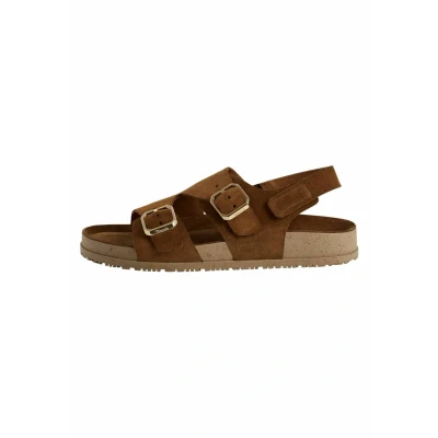 Afbeelding van Tamaris Sandalen, Dames, Maat: 37, Cognac Leer