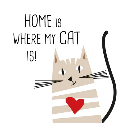 Afbeelding van Ppd Home Cat 33x33 Cm