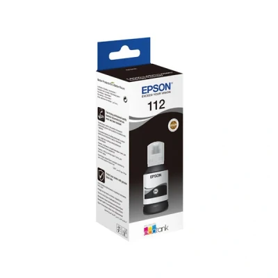Image de Epson EcoTank 112 127 ml noir original recharge d&#039;encre pour L11160, L15160, L6460, L6490, L6550, L6570, L6580, M15140; Pro L15180