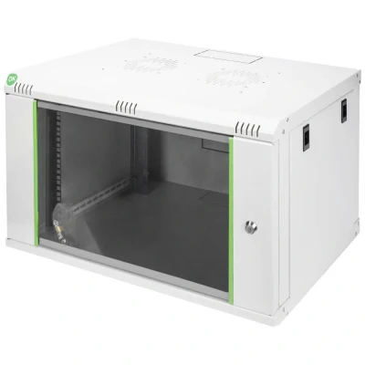 Afbeelding van Digitus DN 19 07 U EC 19inch wandkast (b x h d) 600 416 450 mm 7 HE Grijs wit (RAL 7035)