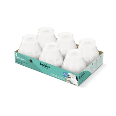 Afbeelding van Bolsius Twilight Wit 6x