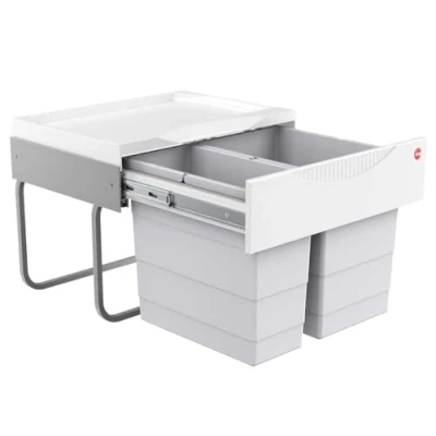Afbeelding van Hailo 3644701 afvalverzamelaar TR Swing 50.2/30 voor kasten met een minimale breedte van 500 mm draaideur
