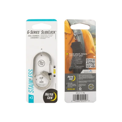 Afbeelding van Nite Ize G Series Slidelock Zilver #3 Karabijnhaak Overige Accessoires