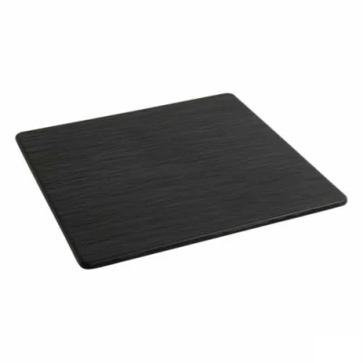 Afbeelding van Eetbord Inde Africa Zwart Melamine Vierkant 35 x 0,7 cm (6 Stuks)