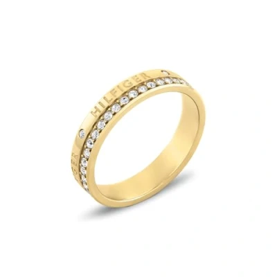 Afbeelding van Tommy Hilfiger MINI Ring goldcoloured, Dames, Maat: 54, Gold coloured