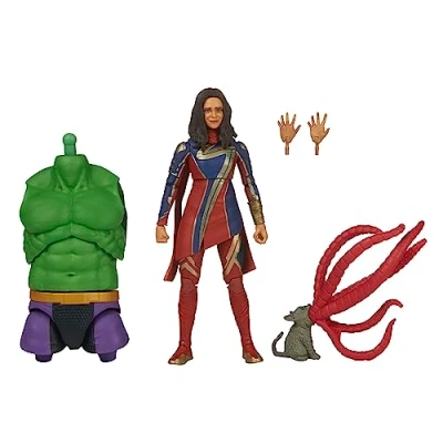 Afbeelding van Hasbro Ms. Marvel The Marvels Legends (BAF: Totally Awesome Hulk) 15 cm Actiefiguur Multicolours